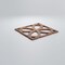 Ekena Millwork Small Daventry Decorative Fretwork Wood Wall Panels, Walnut, 11 3/8"W x 11 3/8"H x 3/8"T WALW12X12X0375DVNWA - alternate 3